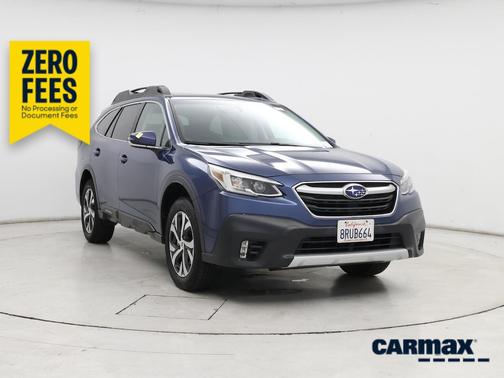 Blue 2020 Subaru Outback Limited