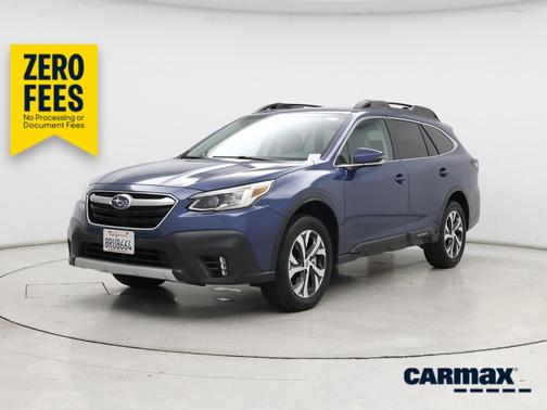 Blue 2020 Subaru Outback Limited
