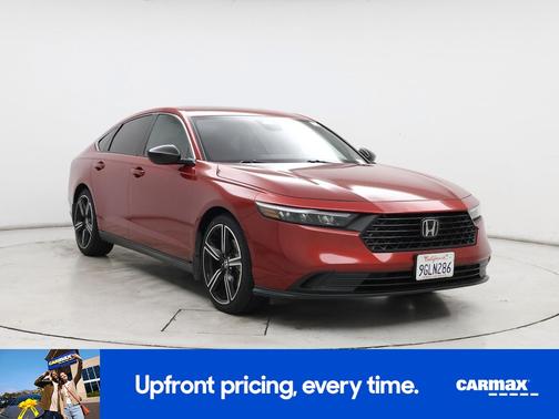 Red 2023 Honda Accord Hybrid Sport