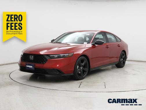 Red 2025 Honda Accord Hybrid Sport-L
