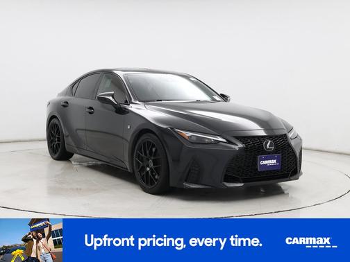 Black 2021 Lexus IS 350 F-Sport