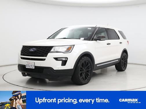 White 2018 Ford Explorer Platinum