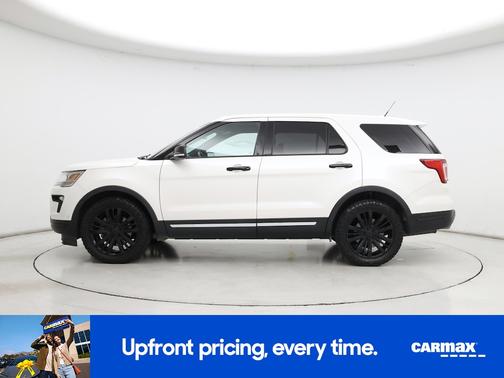 White 2018 Ford Explorer Platinum