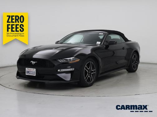 Black 2018 Ford Mustang Ecoboost Premium