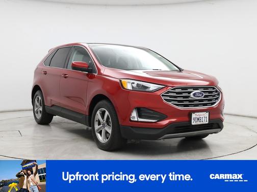 Red 2022 Ford Edge SEL
