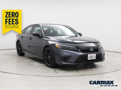 Gray 2022 Honda Civic Sport