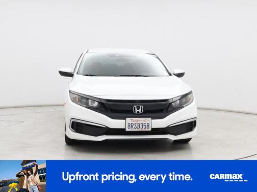 White 2020 Honda Civic LX
