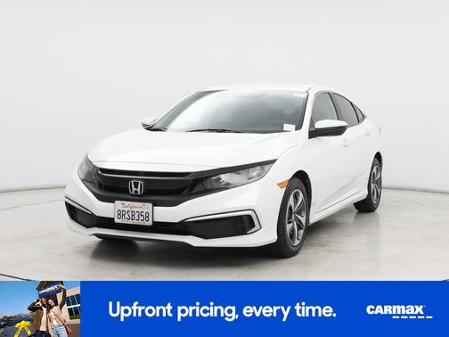 White 2020 Honda Civic LX
