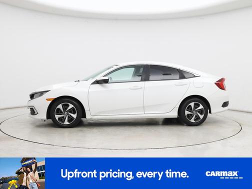 White 2020 Honda Civic LX