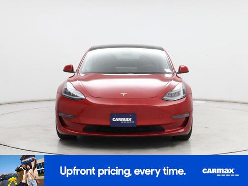 Red 2021 Tesla Model 3 Performance