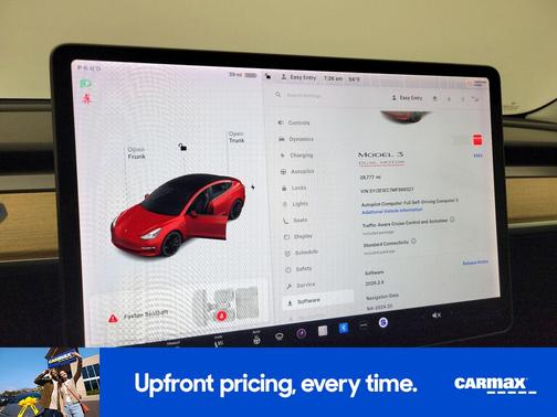 Red 2021 Tesla Model 3 Performance