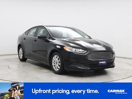 Black 2016 Ford Fusion S