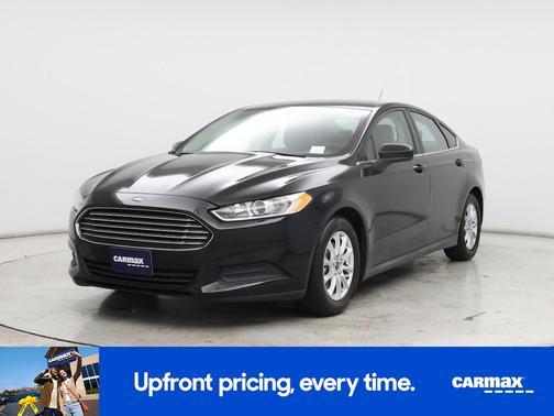 Black 2016 Ford Fusion S