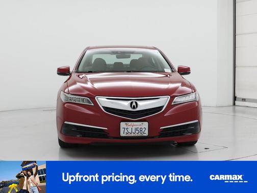 Red 2017 Acura TLX