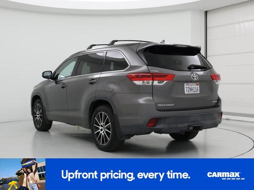 Gray 2017 Toyota Highlander SE