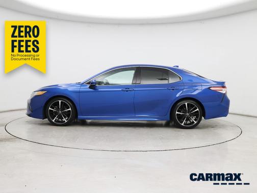Blue 2020 Toyota Camry XSE