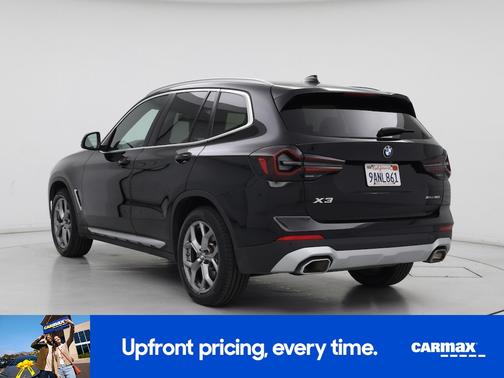 Black 2022 BMW X3 XDrive30i