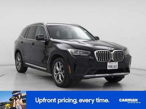 Black 2022 BMW X3 XDrive30i