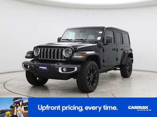 Black 2025 Jeep Wrangler 4xe Sahara