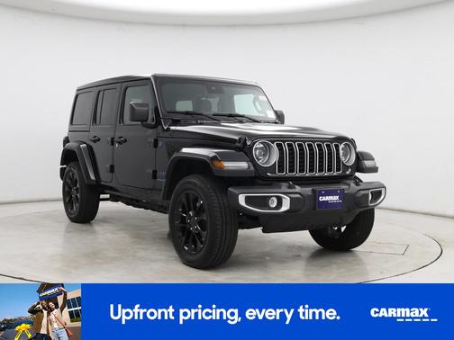 Black 2025 Jeep Wrangler 4xe Sahara