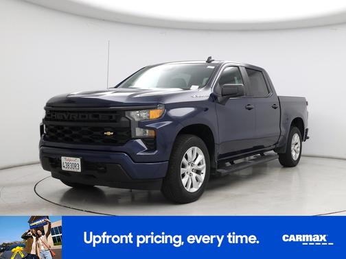 Blue 2022 Chevrolet Silverado 1500 Custom