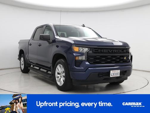 Blue 2022 Chevrolet Silverado 1500 Custom