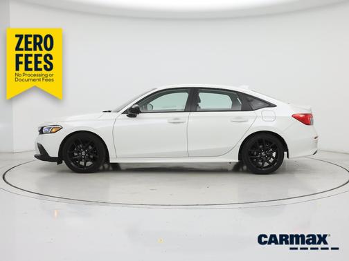 White 2023 Honda Civic Sport