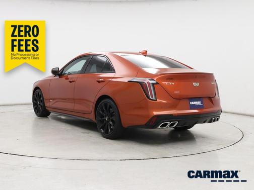 Orange 2020 Cadillac CT4 V