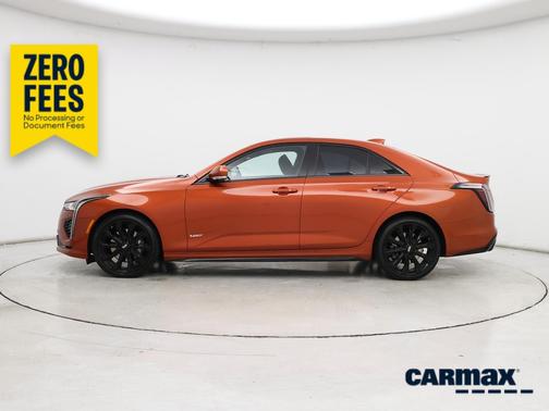 Orange 2020 Cadillac CT4 V