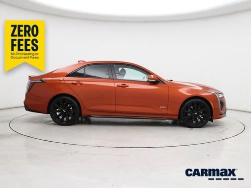 Orange 2020 Cadillac CT4 V