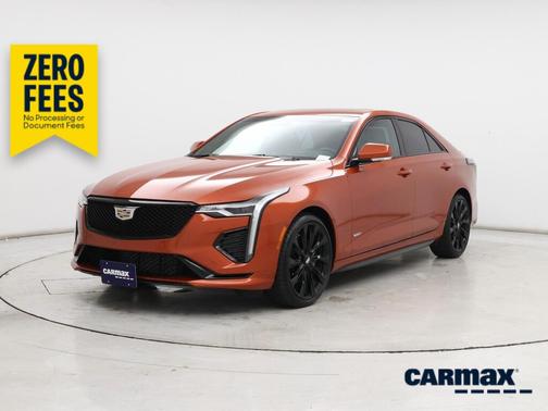 Orange 2020 Cadillac CT4 V