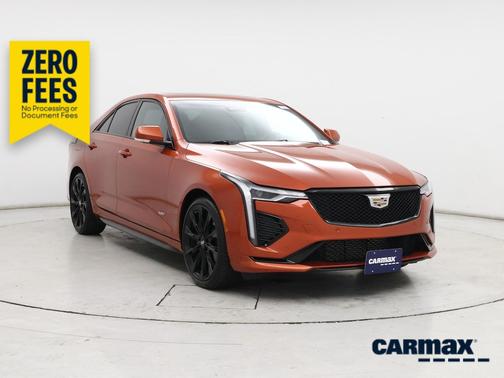 Orange 2020 Cadillac CT4 V