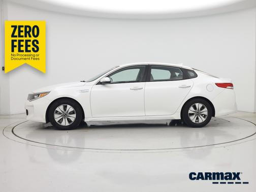 White 2017 Kia Optima Hybrid Premium