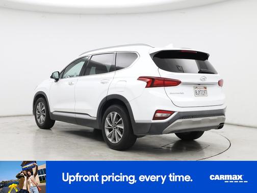 White 2019 Hyundai SANTA FE Ultimate