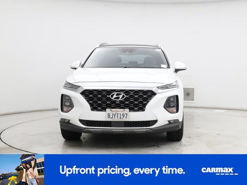 White 2019 Hyundai SANTA FE Ultimate