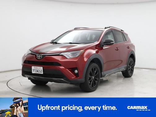 Burgundy 2018 Toyota RAV4 Adventure