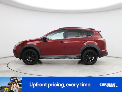 Burgundy 2018 Toyota RAV4 Adventure