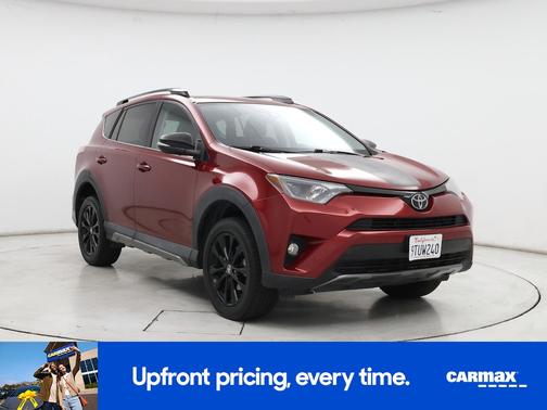 Burgundy 2018 Toyota RAV4 Adventure
