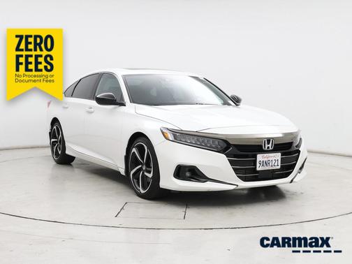 White 2022 Honda Accord Sport