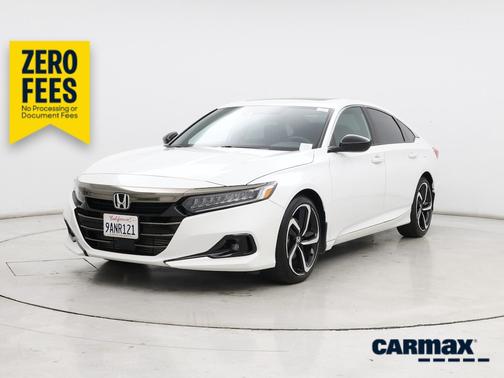 White 2022 Honda Accord Sport
