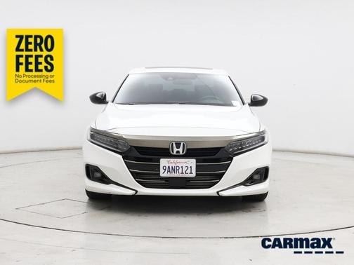 White 2022 Honda Accord Sport