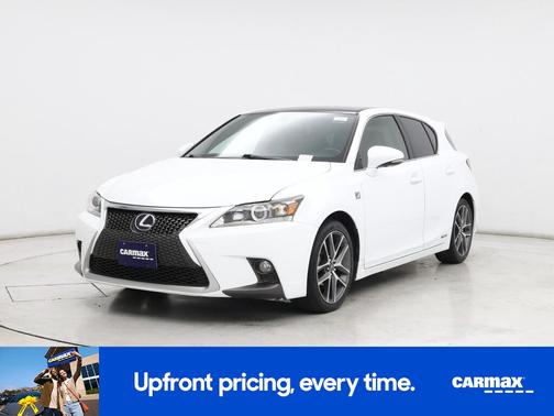 White 2015 Lexus CT 200h