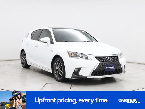 White 2015 Lexus CT 200h