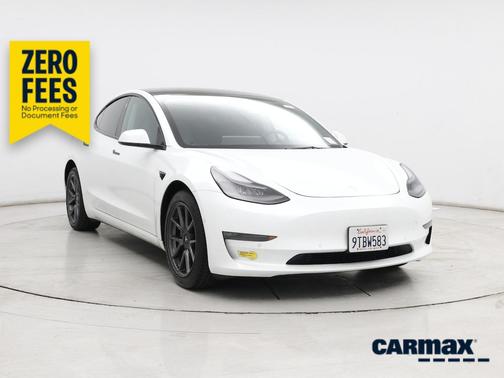 White 2022 Tesla Model 3 Long Range