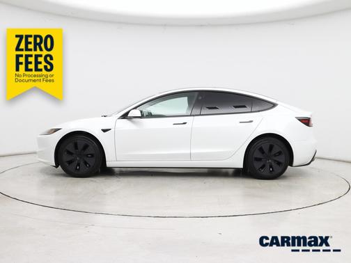 White 2025 Tesla Model 3 Long Range