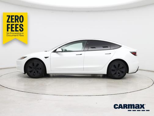 White 2025 Tesla Model 3 Long Range