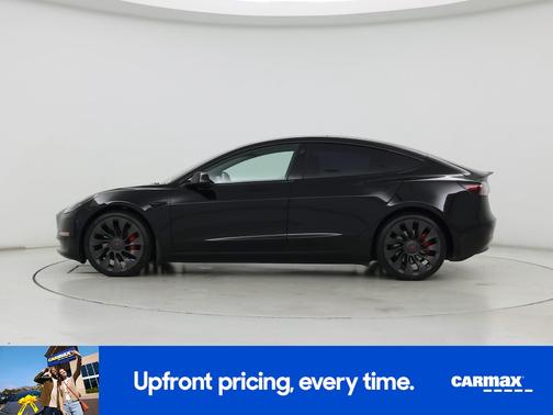 Black 2022 Tesla Model 3 Performance