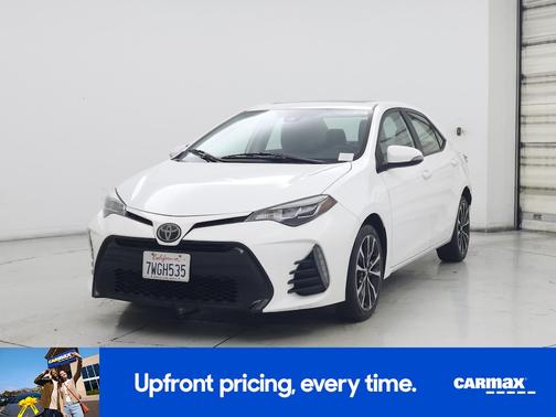 White 2017 Toyota Corolla XSE