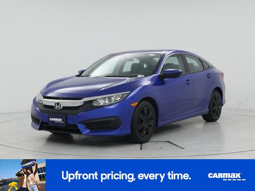 Blue 2018 Honda Civic LX