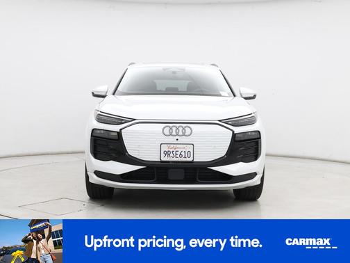 White 2025 Audi Q6 e-tron Premium Plus